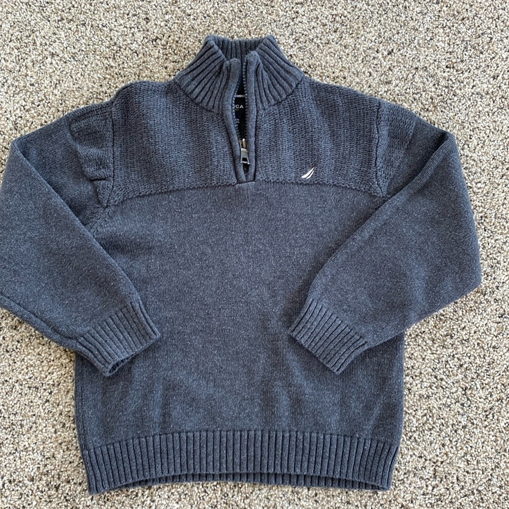 Nautica Gray Sweater Boys 5/6